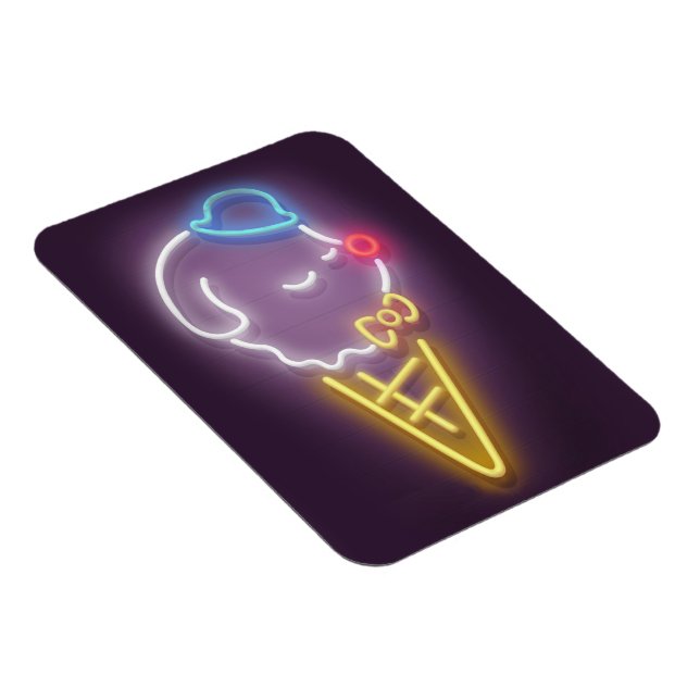 Neon Ice Cream Magnet (Right Side)