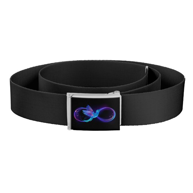 Neon Infinity Symbol with Glowing Hummingbird Belt (Coil)