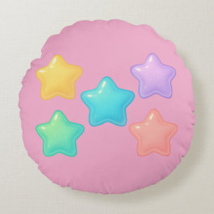 Neon Jelly Star Pillow Cute Kawaii Glow