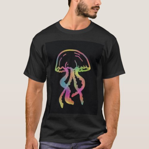 Neon jellyfish T_Shirt