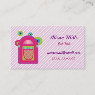 Neon Jukebox Business Card