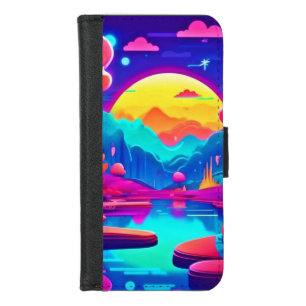 Neon Jungle Dream Art iPhone 8/7 Wallet Case