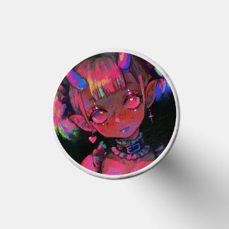 Neon Kawaii Demon Girl Pastel Goth Golf Tees