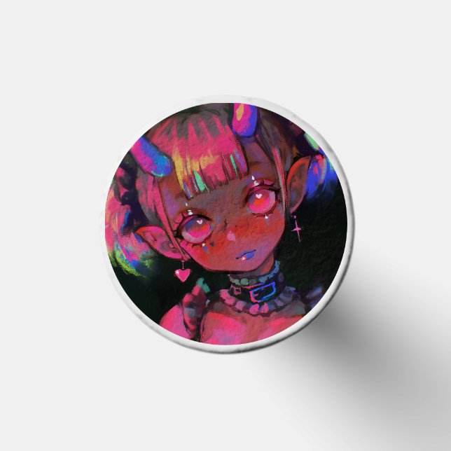 Neon Kawaii Demon Girl Pastel Goth Golf Tees (Top)