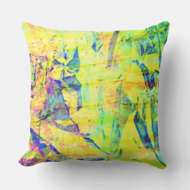 Neon Krush Outdoor Pillow (Front)
