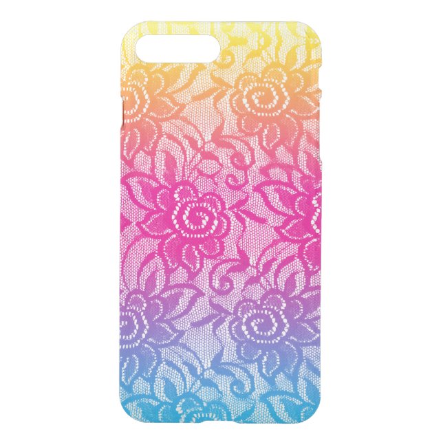 Neon Lace Uncommon iPhone Case (Back)