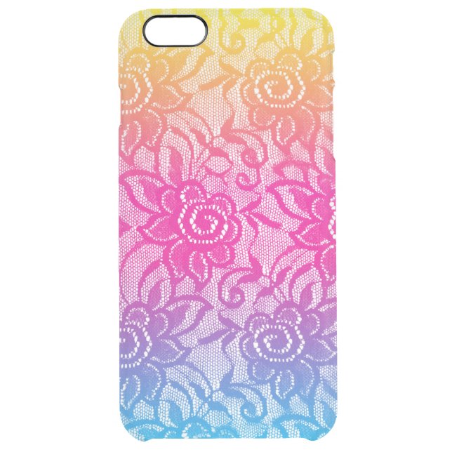Neon Lace Uncommon iPhone Case (Back)