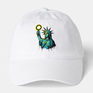 Neon Liberty — Graffiti Style Statue of Liberty Ar Hat