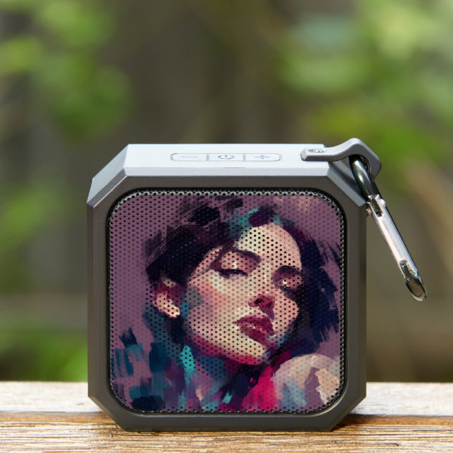 Neon Light Abstract Portrait Bluetooth Speaker (Insitu(Outdoor))