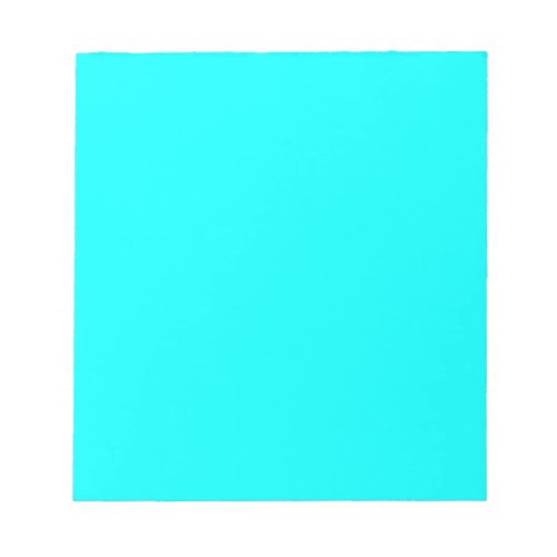 Neon light blue 00ffff notepad