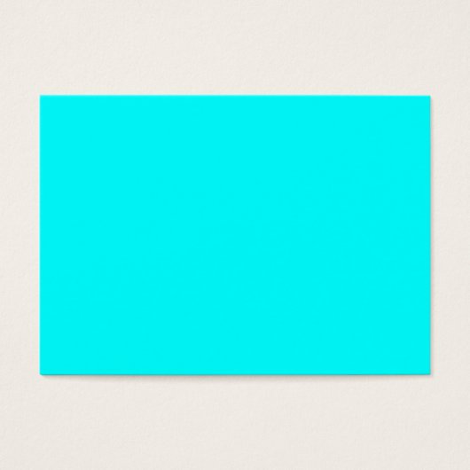 Neon light blue hex code 00ffff (Front)