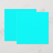 Neon light blue hex code 00ffff (Front/Back)