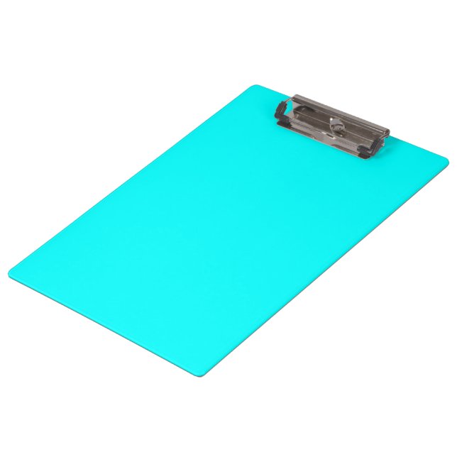 Neon light blue hex code 00ffff clipboard (Angled)