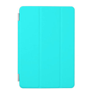 Neon light blue hex code 00ffff iPad mini cover