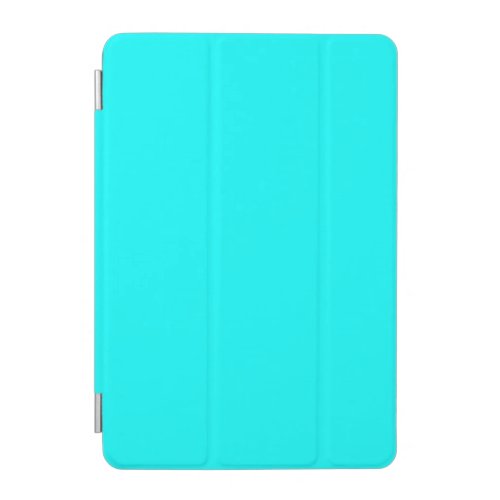 Neon light blue hex code 00ffff iPad mini cover