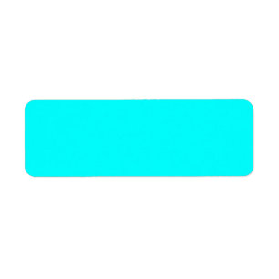 Neon light blue hex code 00ffff label