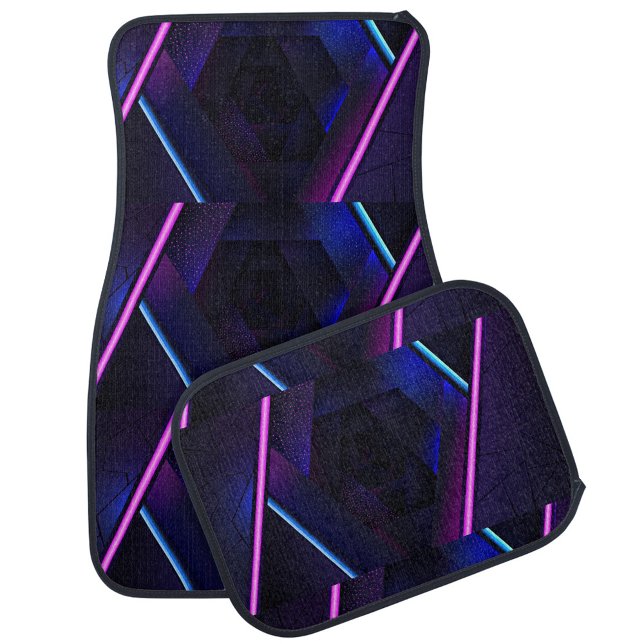 Neon Light Car Floor Mat (Colorful Vibrant Car Floor Mats!)