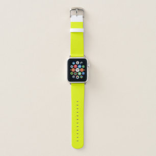 neon light green solid color apple watch band