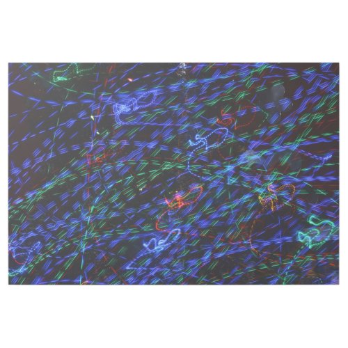 Neon Light Trails Abstract Photography. Cyberpunk Gallery Wrap
