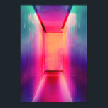 Neon Lighting Hot Pink Photography Bright Colors Poster<br><div class="desc">Our Neon Lighting Hot Pink Photography Bright Colors Design features a brightly colored hallway light with neon florescent lights. This Neon Lighting Hot Pink Photography Bright Colors Design is giving exciting, party, girly vibes. Our Neon Lighting Hot Pink Photography Bright Colors Design is perfect for your favorite Zazzle products. The...</div>