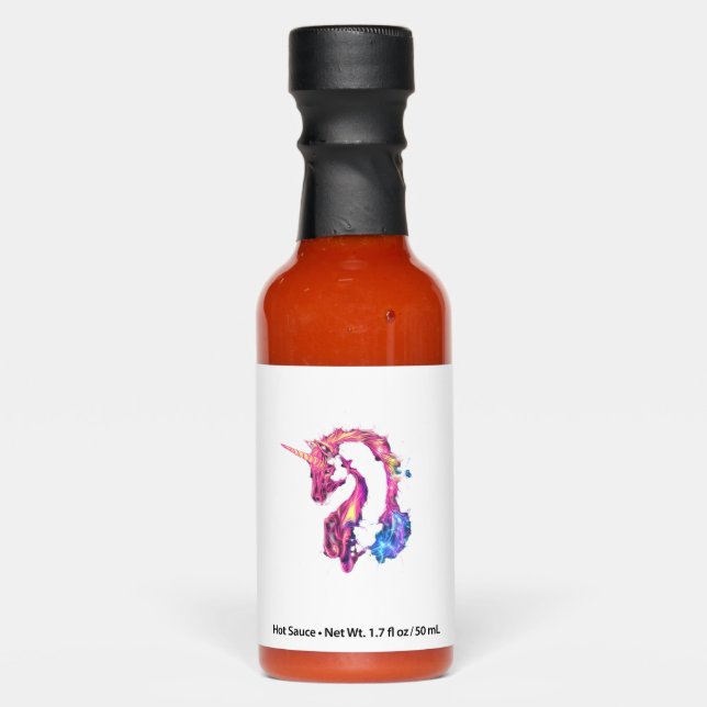 Neon Lightning Unicorn (1) Hot Sauces (Front)