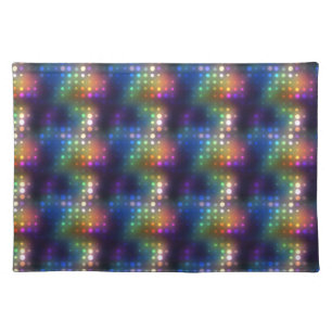 Neon Lights Abstract Placemat