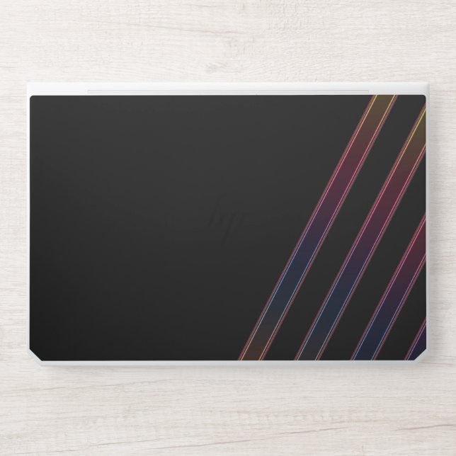 Neon Lights HP Laptop Skin (Front)