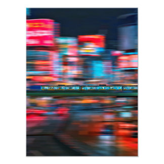 Neon lights of Kabukicho Photo Print(M) Print