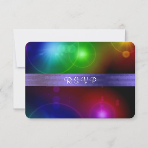 Neon Lights Response Card