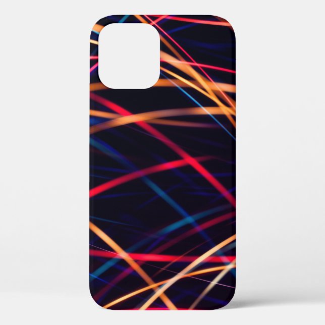 Neon lights texture with long exposure.abstract, a Case-Mate iPhone case (Back)