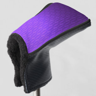 Neon lilac gradient. golf head cover
