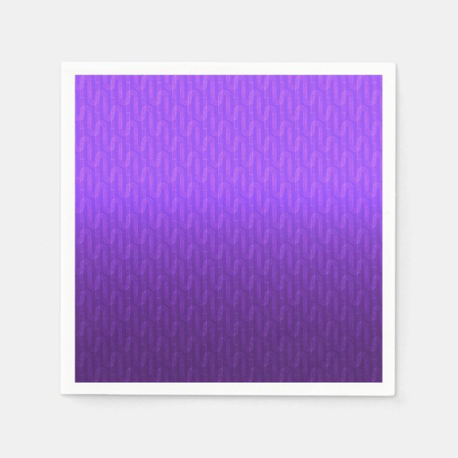 Neon lilac gradient. napkins (Front)