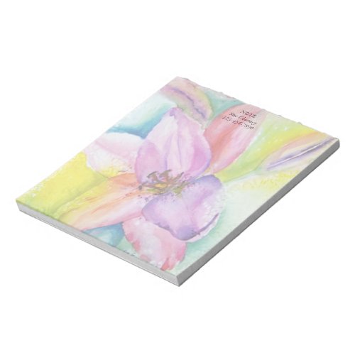 NEON LILY CUSTOMIZABLE NOTE PAD