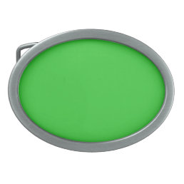 Neon Lime Green Solid Color | Classic Belt Buckle