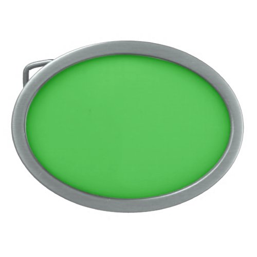 Neon Lime Green Solid Color  Classic Belt Buckle