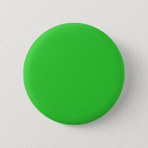 Neon Lime Green Solid Color  Classic Button