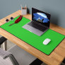 Neon Lime Green Solid Color | Classic  Desk Mat