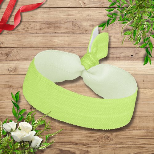 Neon Lime Solid Color  Classic Elastic Hair Tie