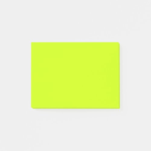 Neon Lime Yellow Solid Color  Classic Notes