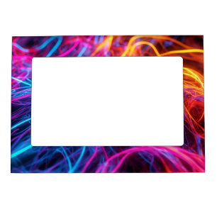 Neon Lines Magnetic Frame