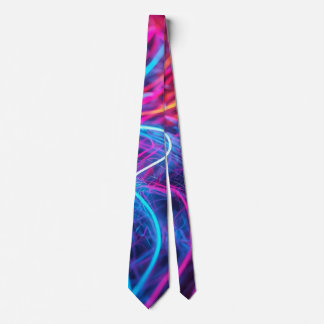 Neon Lines Neck Tie
