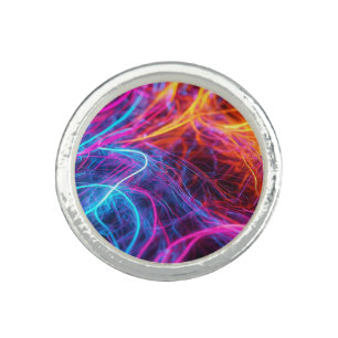 Neon Lines Ring