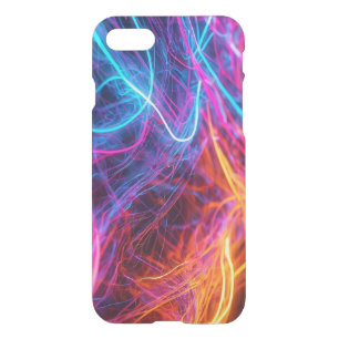 Neon Lines iPhone SE/8/7 Case