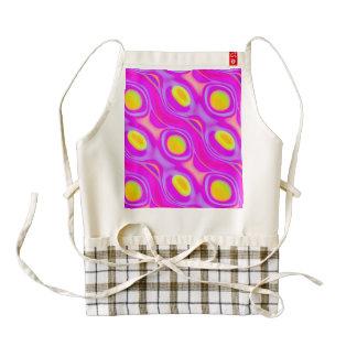 Neon Liquid Abstract Zazzle HEART Apron