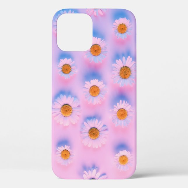 Neon-lit Multicolor Chamomile Array. Case-Mate iPhone Case (Back)