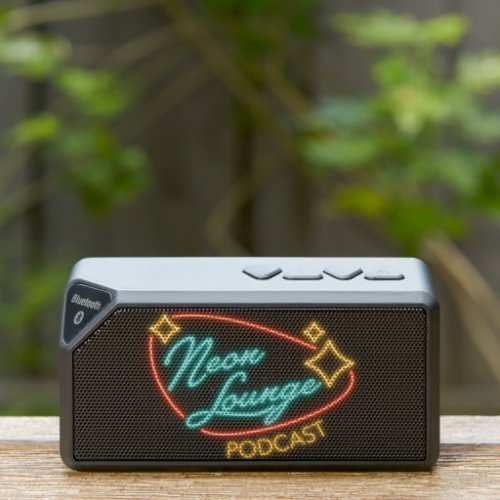 Neon Lounge Logo Bluetooth Speaker