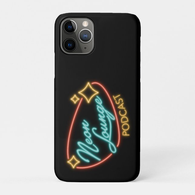 Neon Lounge Logo Phone Case (Back)
