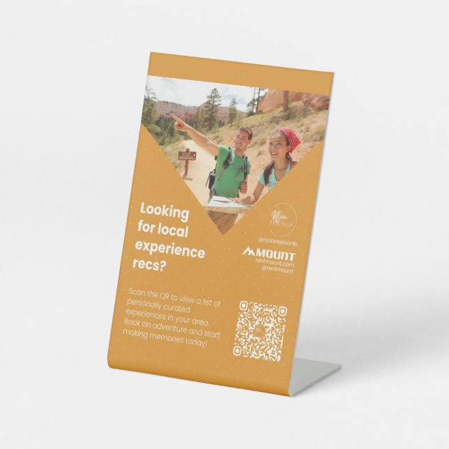 Neon Lounge Stand Pedestal Sign (Front)