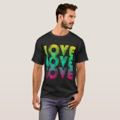 Neon Love 80's T-shirt | Zazzle