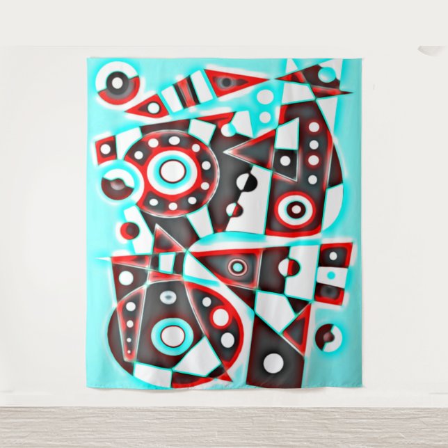 Neon Machine No. 5 Tapestry (Front)